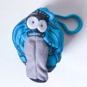 SOLD OUT ——— TELETUBBIES NOO NOO VACUUM CLEANER Puppet Clip-On Plush BK 1999